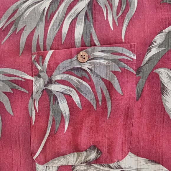 Boca Dude Classics Men's Button Up Shirt Hawaiian Caribbean Silk XXL - Picture 4 of 8